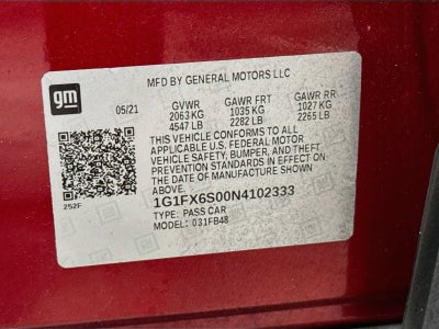 2022 Chevrolet Bolt EV 2LT