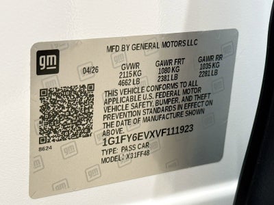 2027 Chevrolet Bolt LT