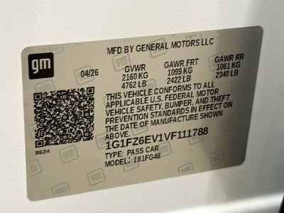 2027 Chevrolet Bolt RS