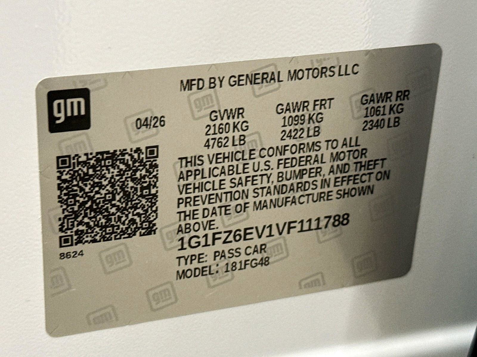 2027 Chevrolet Bolt RS