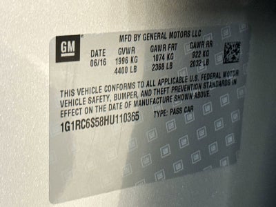 2017 Chevrolet Volt LT