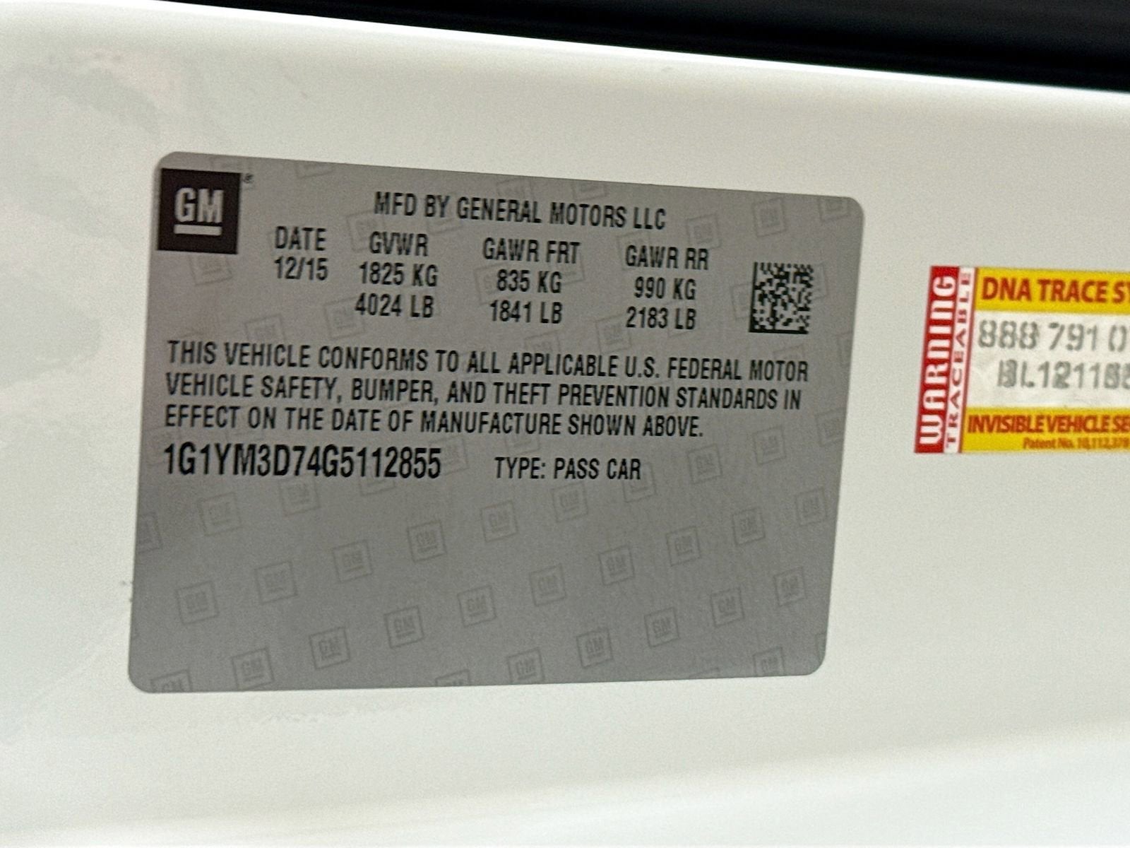 2016 Chevrolet Corvette Stingray Z51 3LT