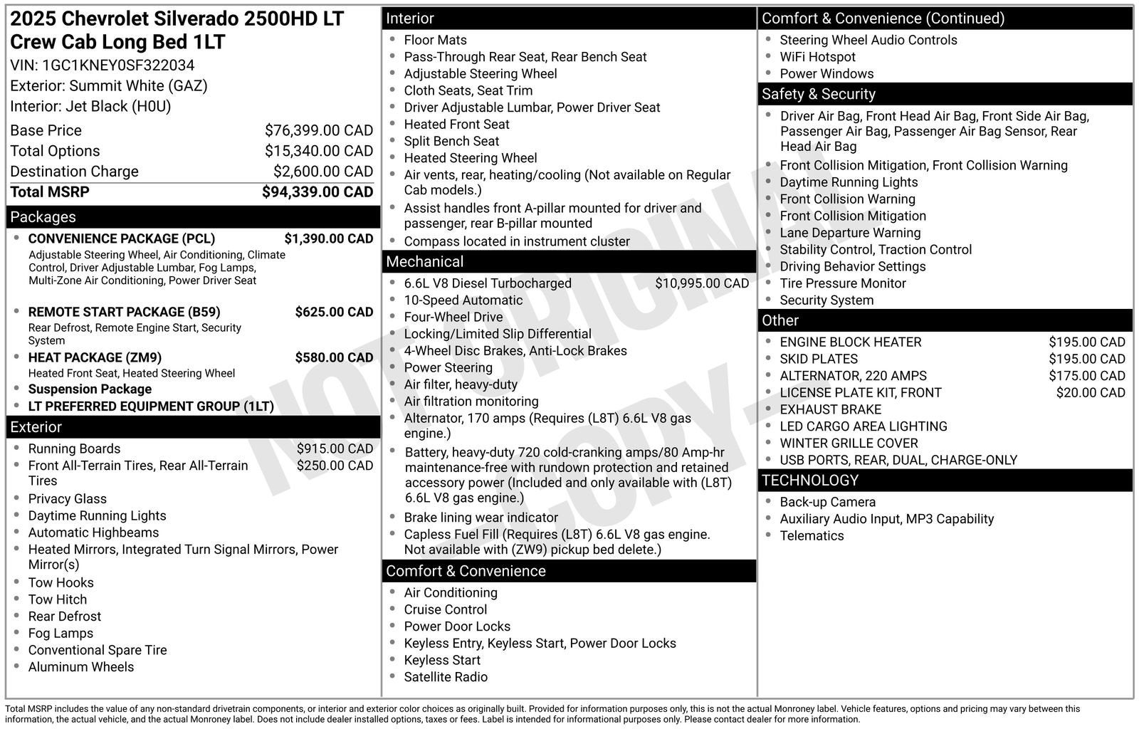 2025 Chevrolet Silverado 2500 HD LT