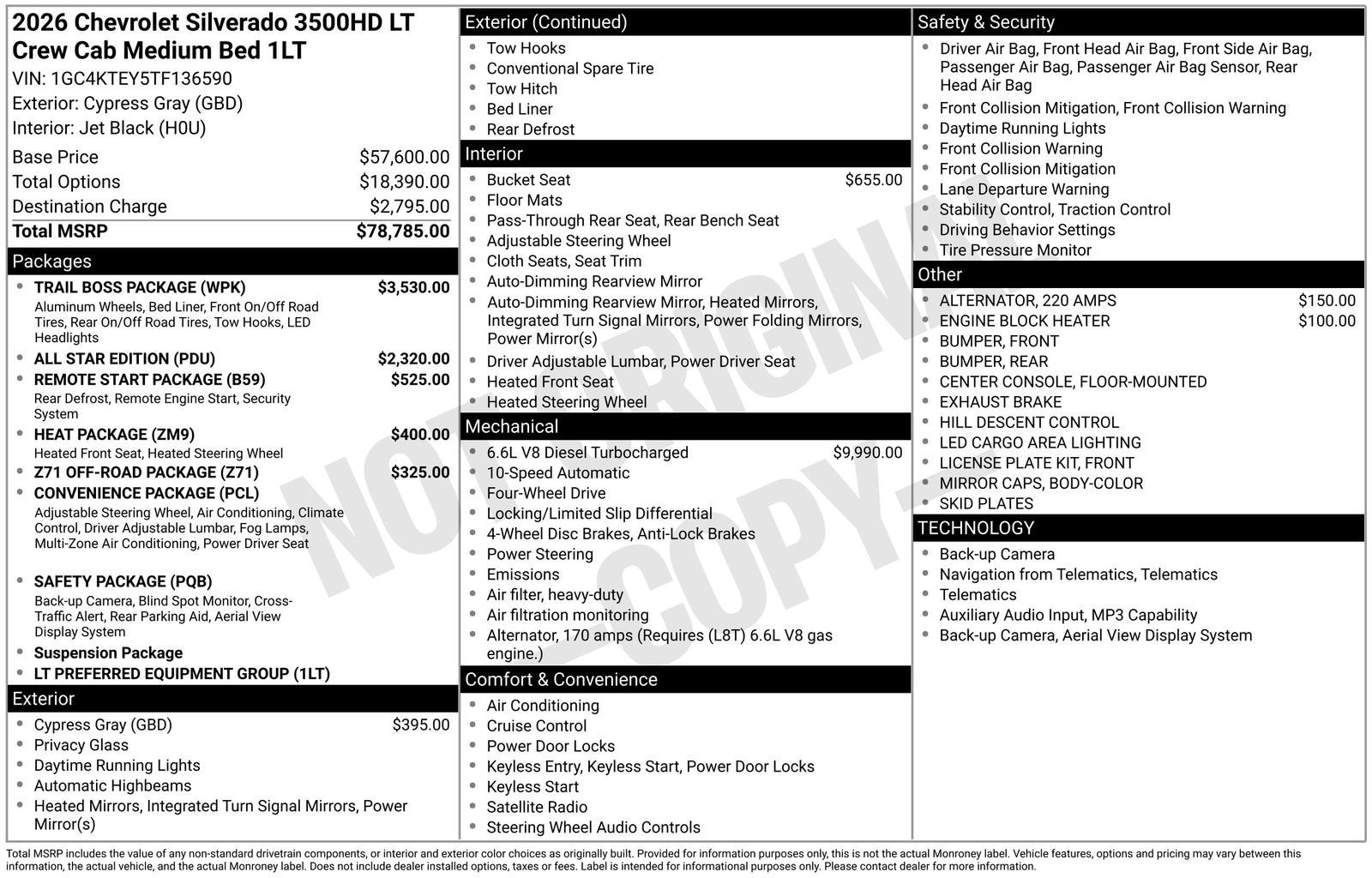 2026 Chevrolet Silverado 3500 HD LT