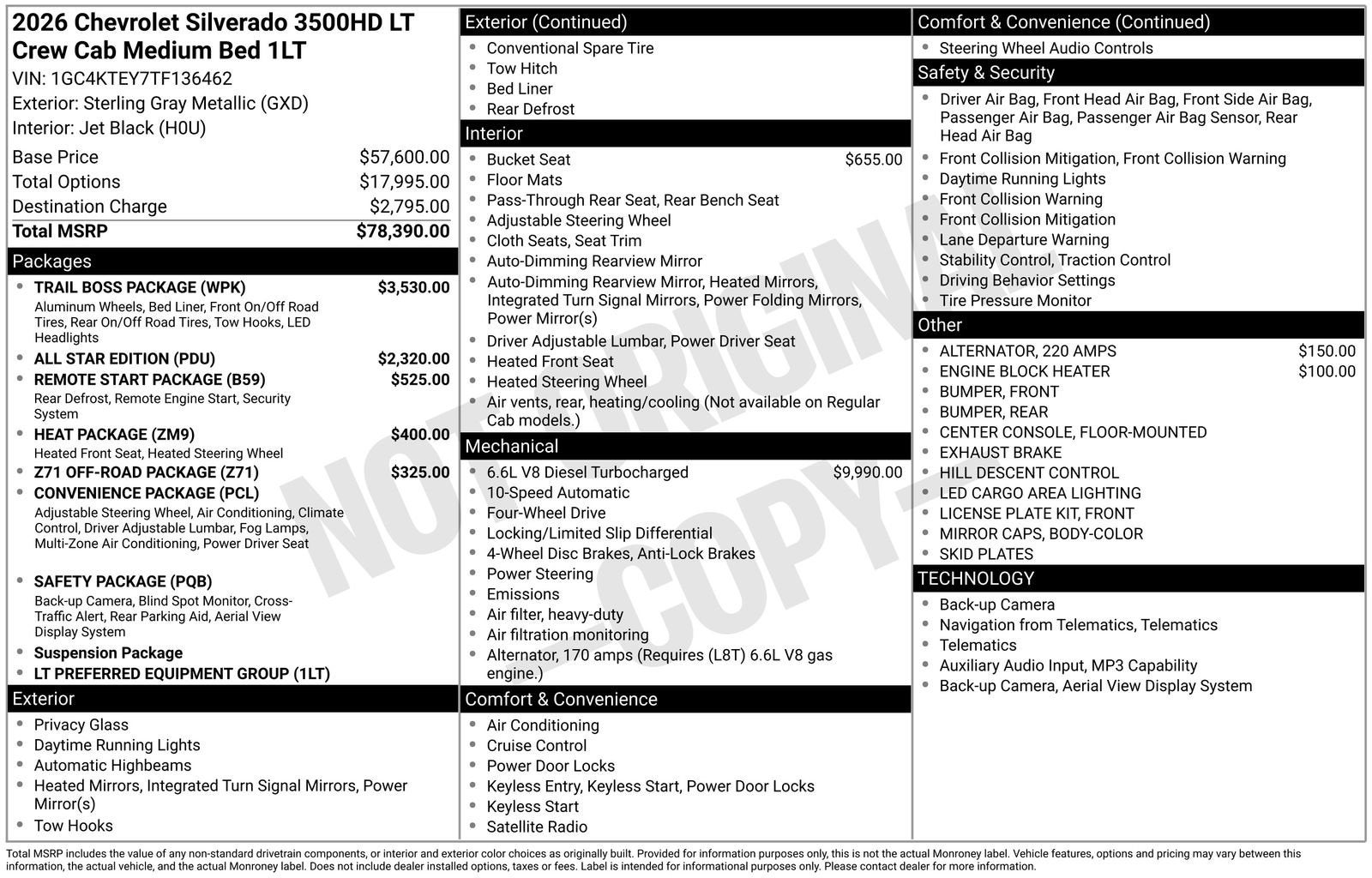 2026 Chevrolet Silverado 3500 HD LT