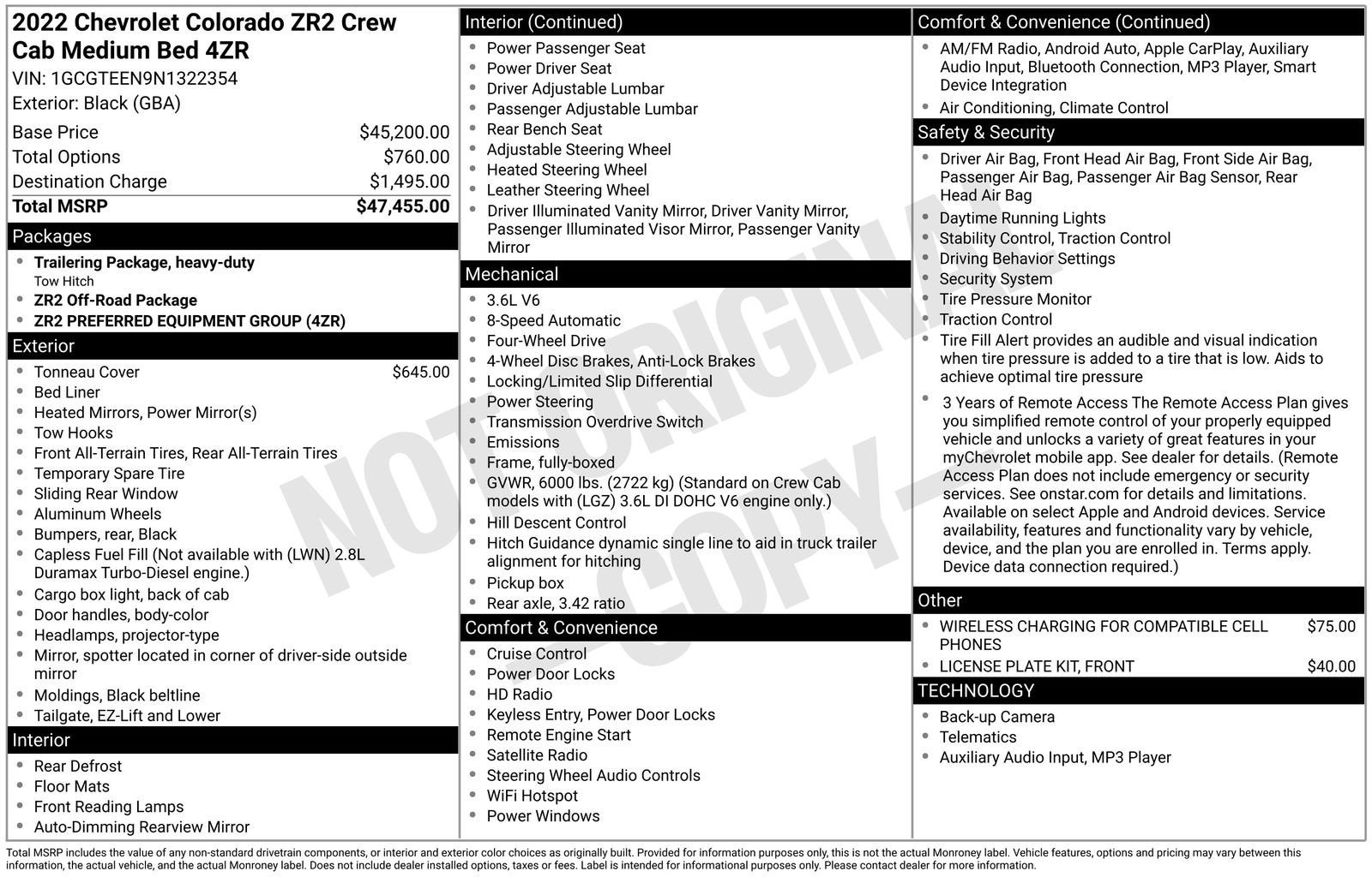 2022 Chevrolet Colorado ZR2