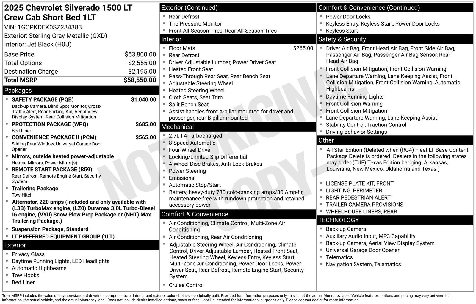 2025 Chevrolet Silverado 1500 LT