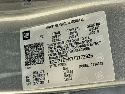 2026 Chevrolet Colorado Trail Boss