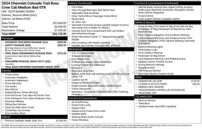 2024 Chevrolet Colorado Trail Boss
