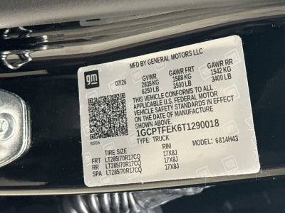 2026 Chevrolet Colorado ZR2