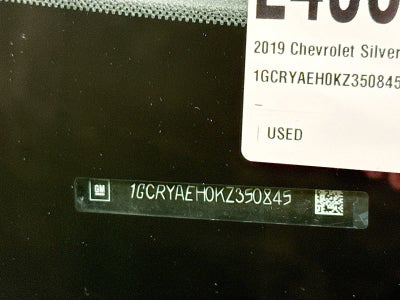 2019 Chevrolet Silverado 1500 Work Truck