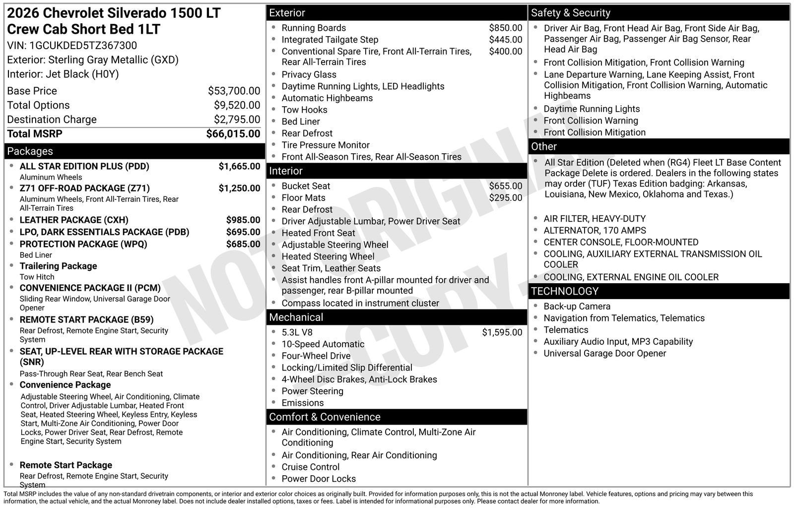 2026 Chevrolet Silverado 1500 LT