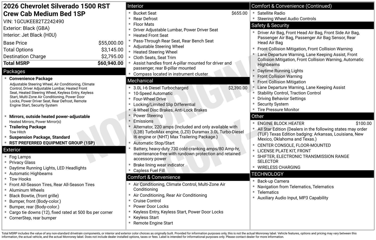 2026 Chevrolet Silverado 1500 RST