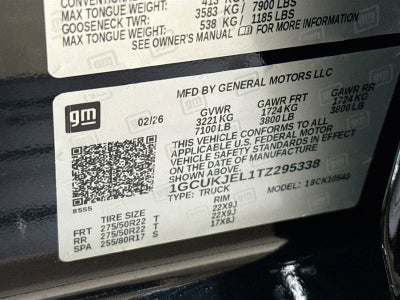 2026 Chevrolet Silverado 1500 High Country