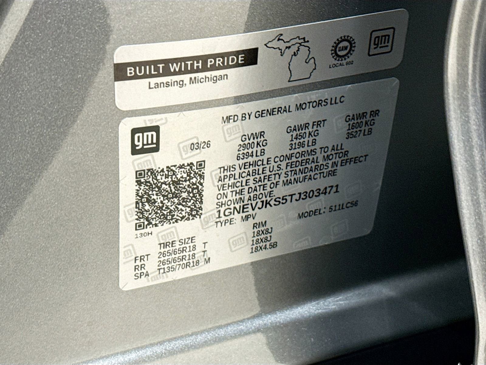 2026 Chevrolet Traverse Z71