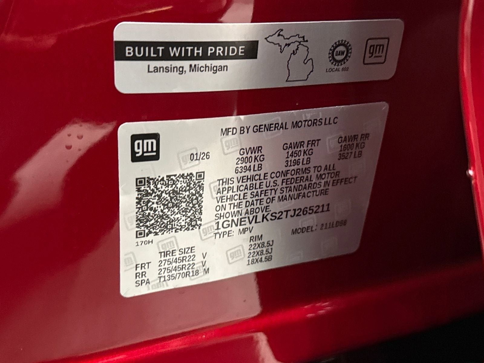 2026 Chevrolet Traverse RS