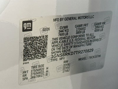 2026 Chevrolet Tahoe RST