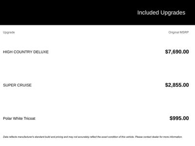 2026 Chevrolet Tahoe High Country