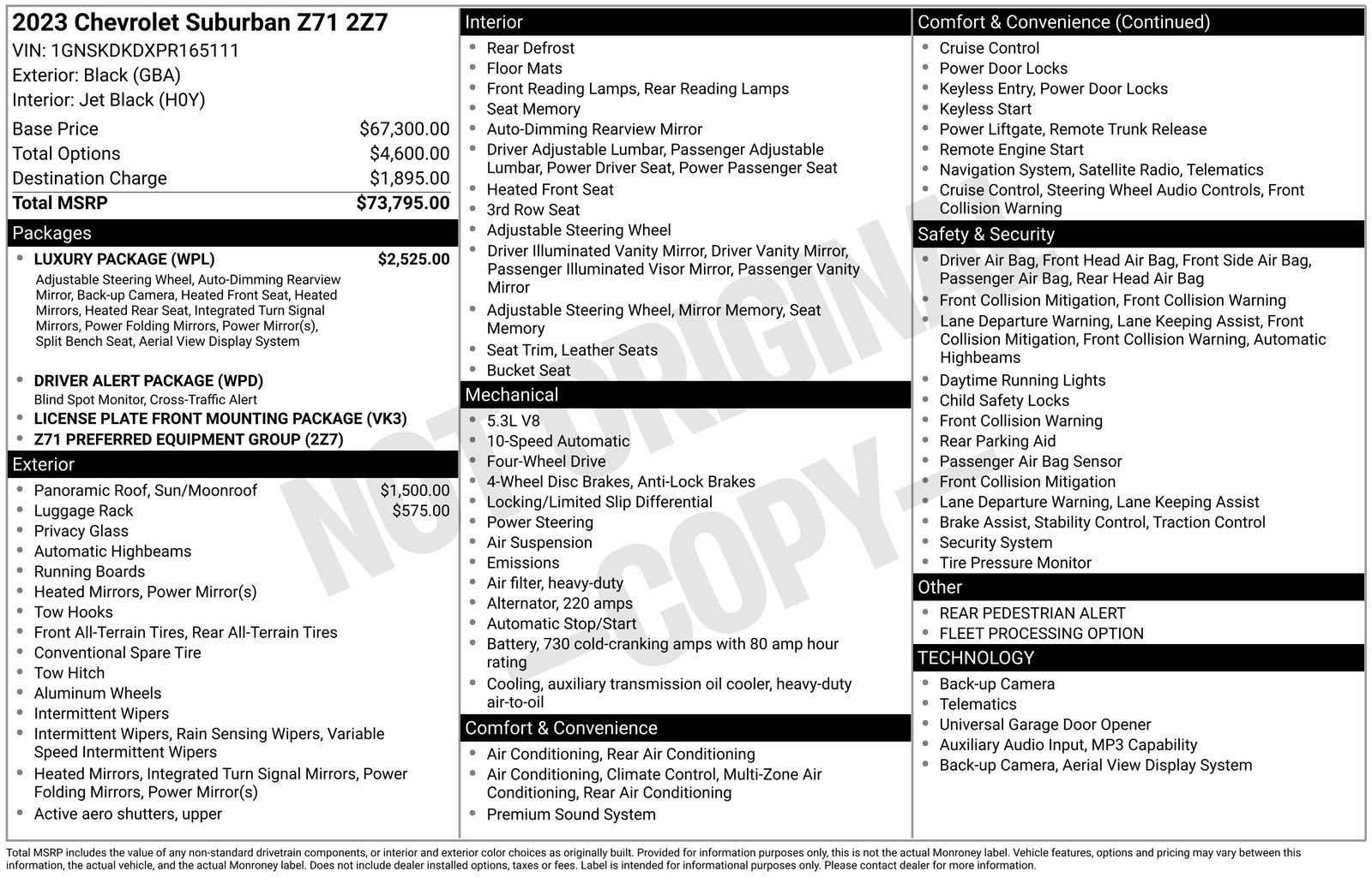 2023 Chevrolet Suburban Z71