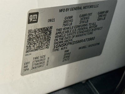 2021 Chevrolet Tahoe Z71