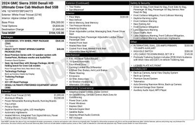2024 GMC Sierra 3500 HD Denali Ultimate