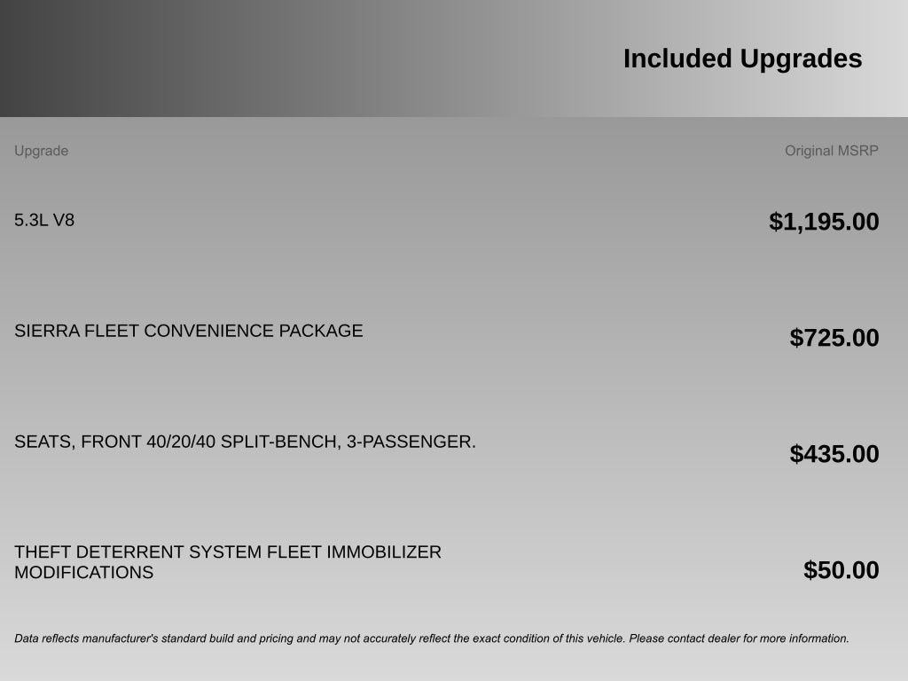 2018 GMC Sierra 1500 2WD Reg Cab 133.0"