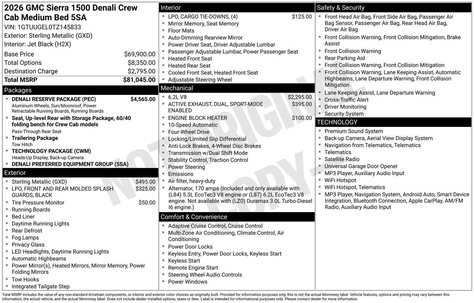 2026 GMC Sierra 1500 Denali