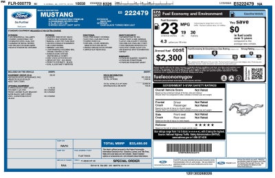 2014 Ford Mustang V6 Premium