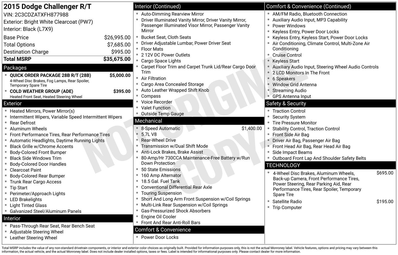 2015 Dodge Challenger R/T