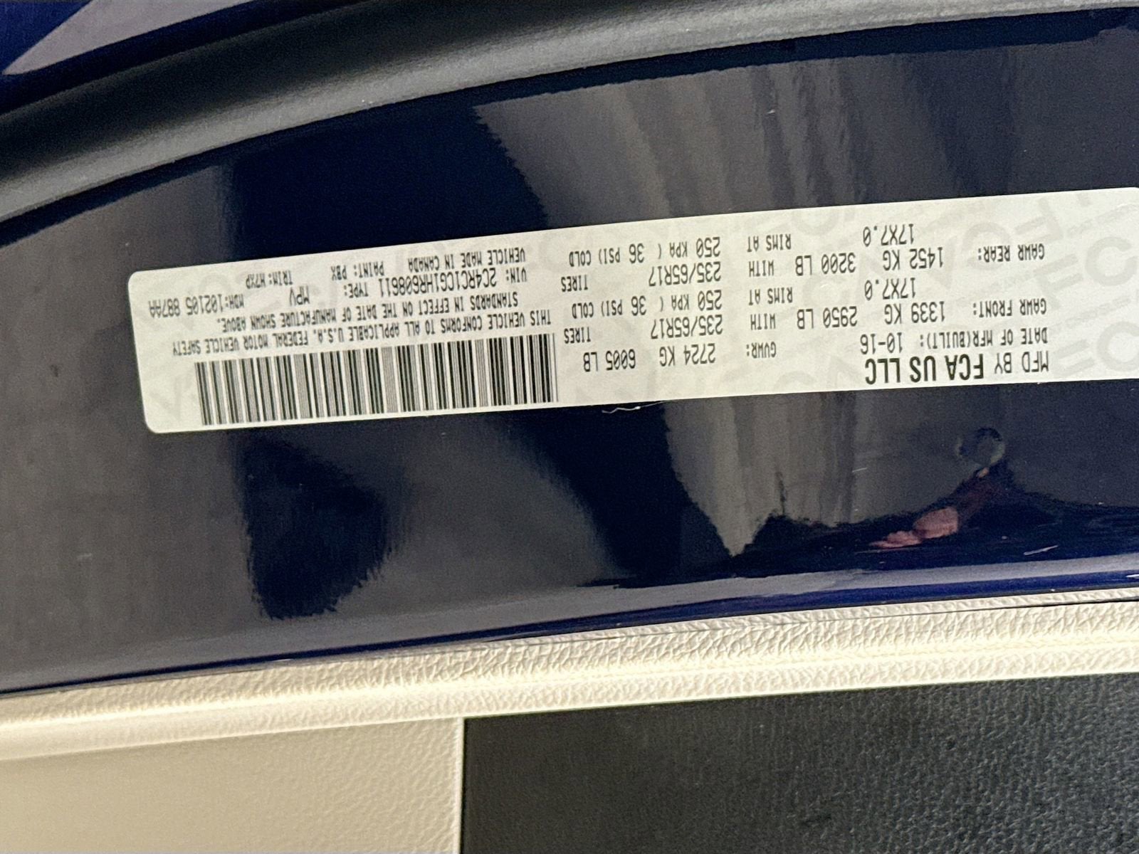 2017 Chrysler Pacifica LX