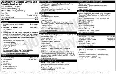 2026 Chevrolet Silverado 2500 HD ZR2