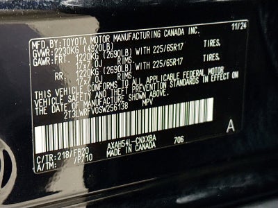 2025 Toyota RAV4 Hybrid LE