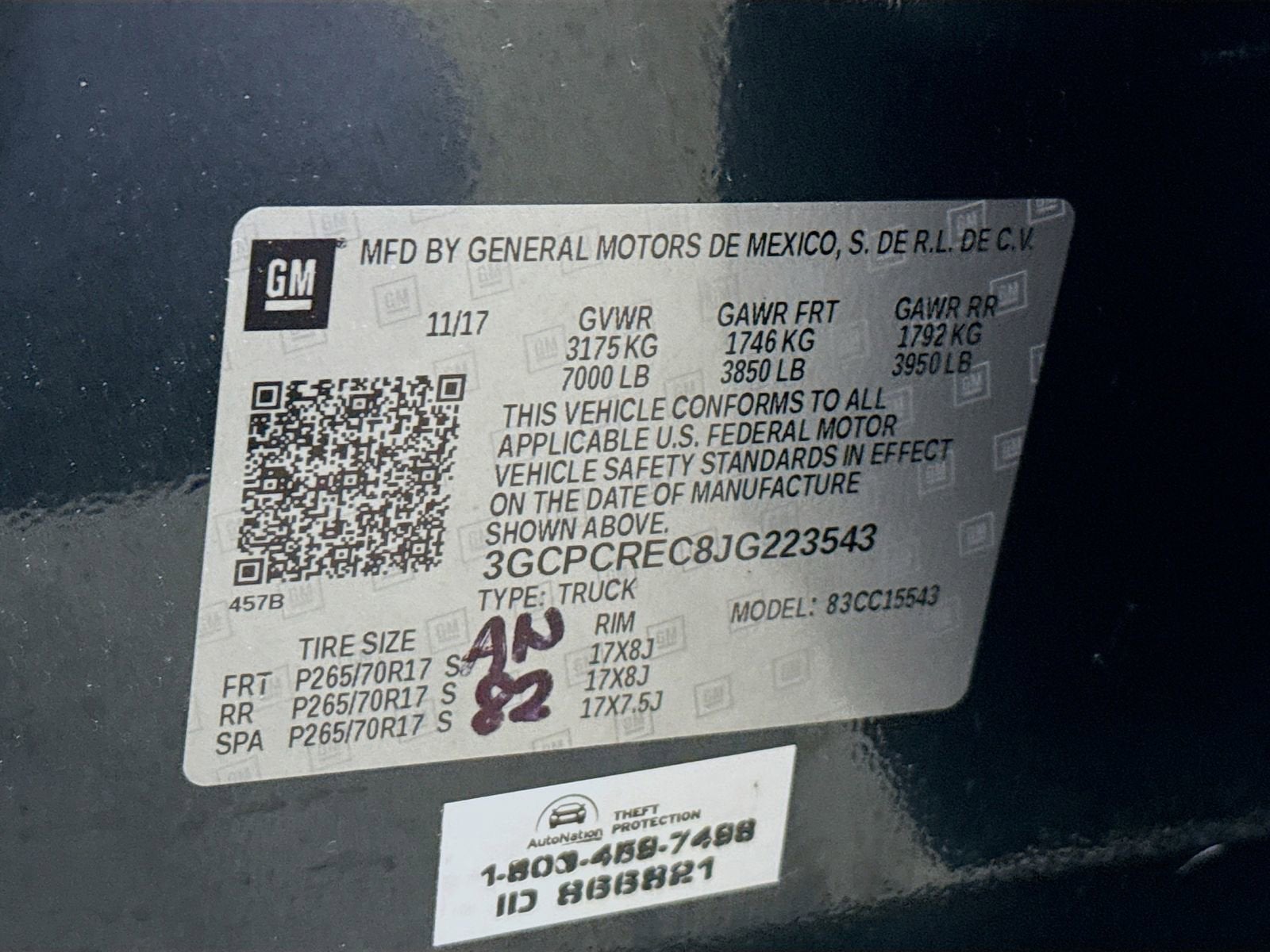 2018 Chevrolet Silverado 1500 LT