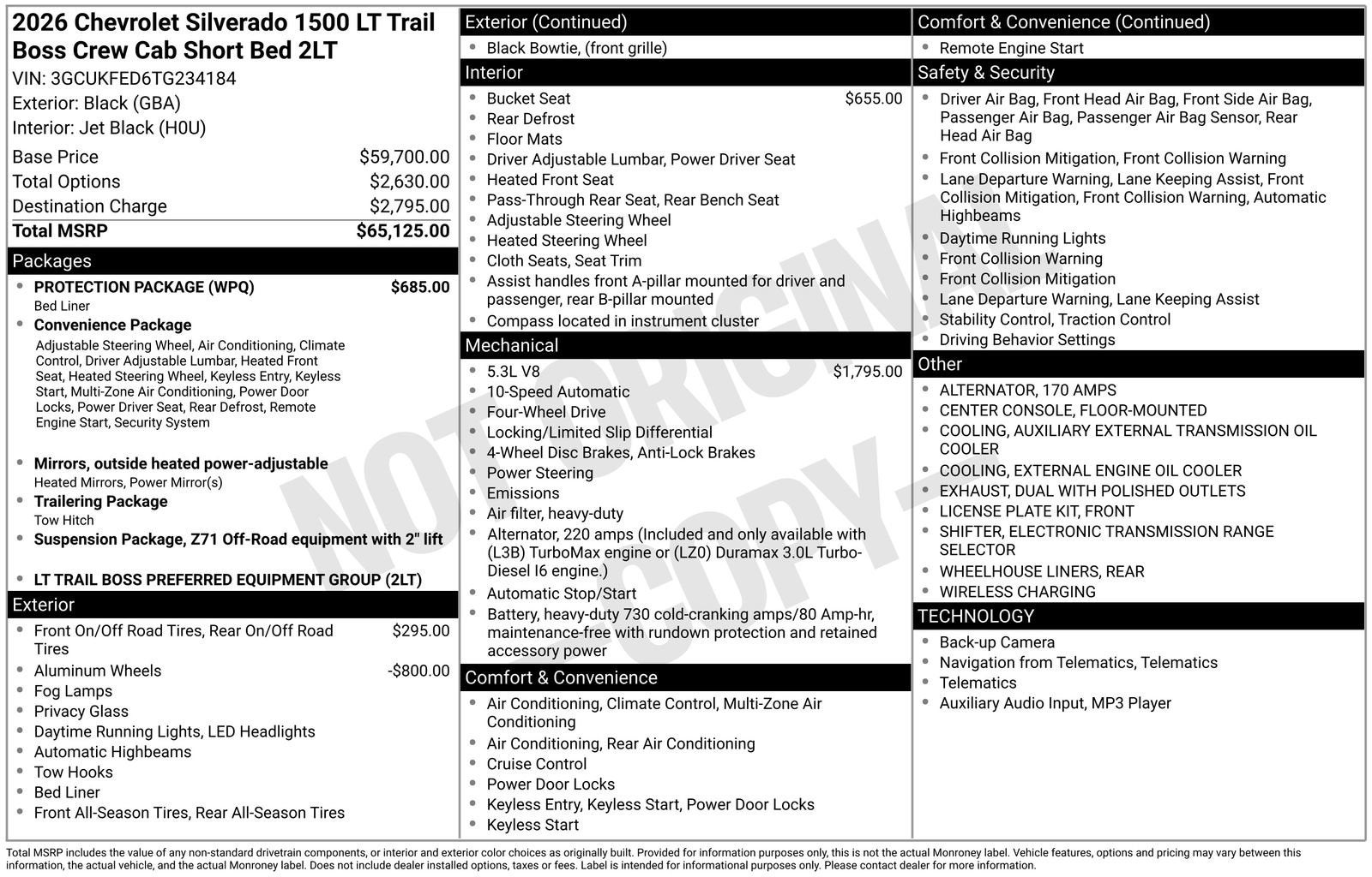 2026 Chevrolet Silverado 1500 LT Trail Boss