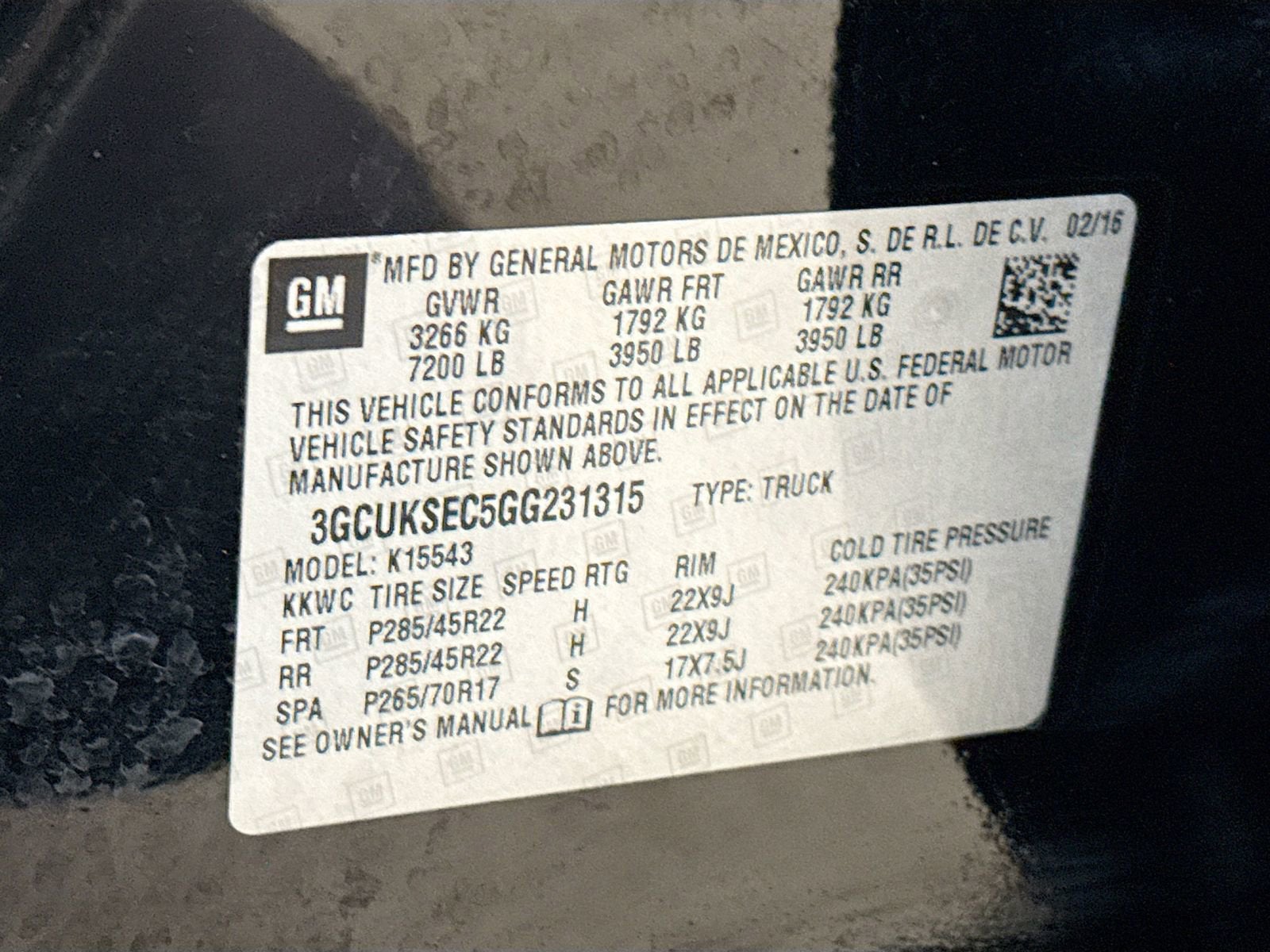2016 Chevrolet Silverado 1500 LTZ