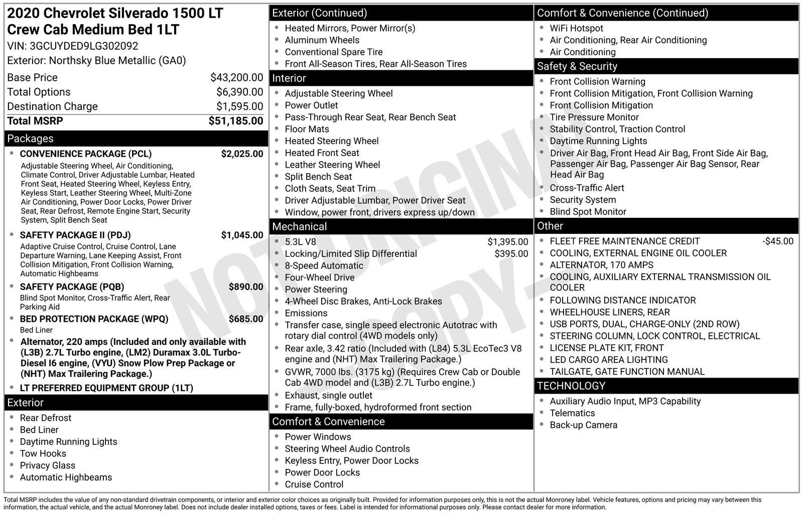 2020 Chevrolet Silverado 1500 LT