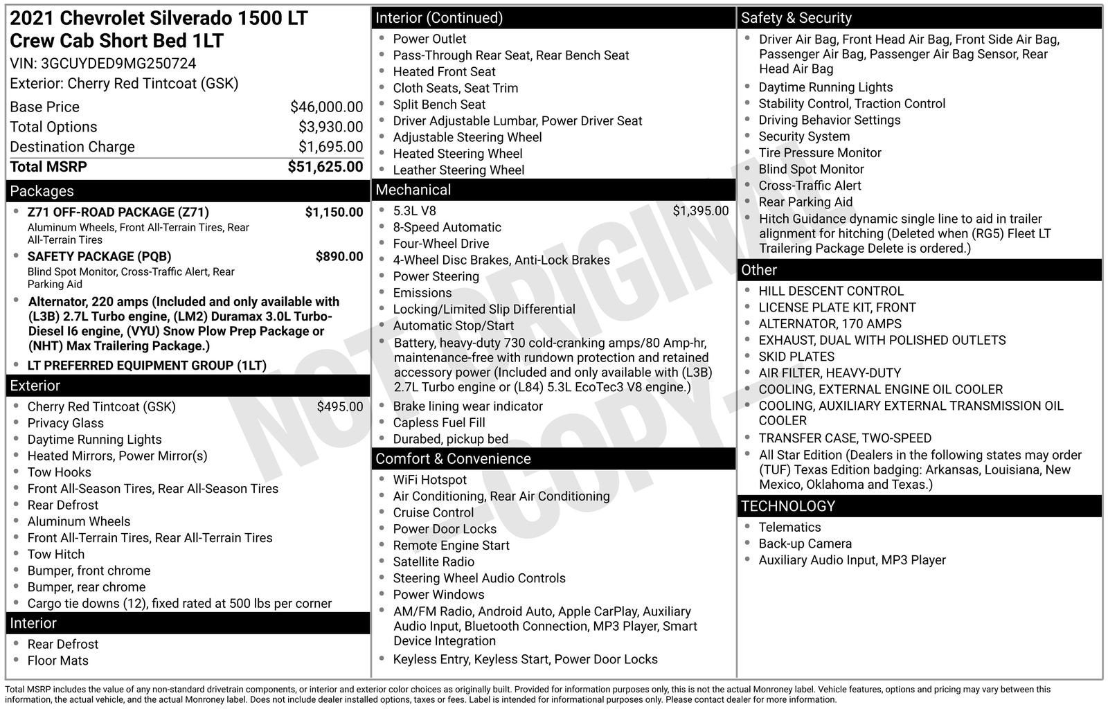 2021 Chevrolet Silverado 1500 LT