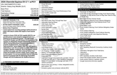 2026 Chevrolet Equinox EV LT