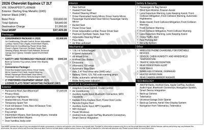 2026 Chevrolet Equinox LT