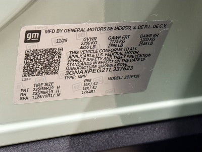 2026 Chevrolet Equinox LT