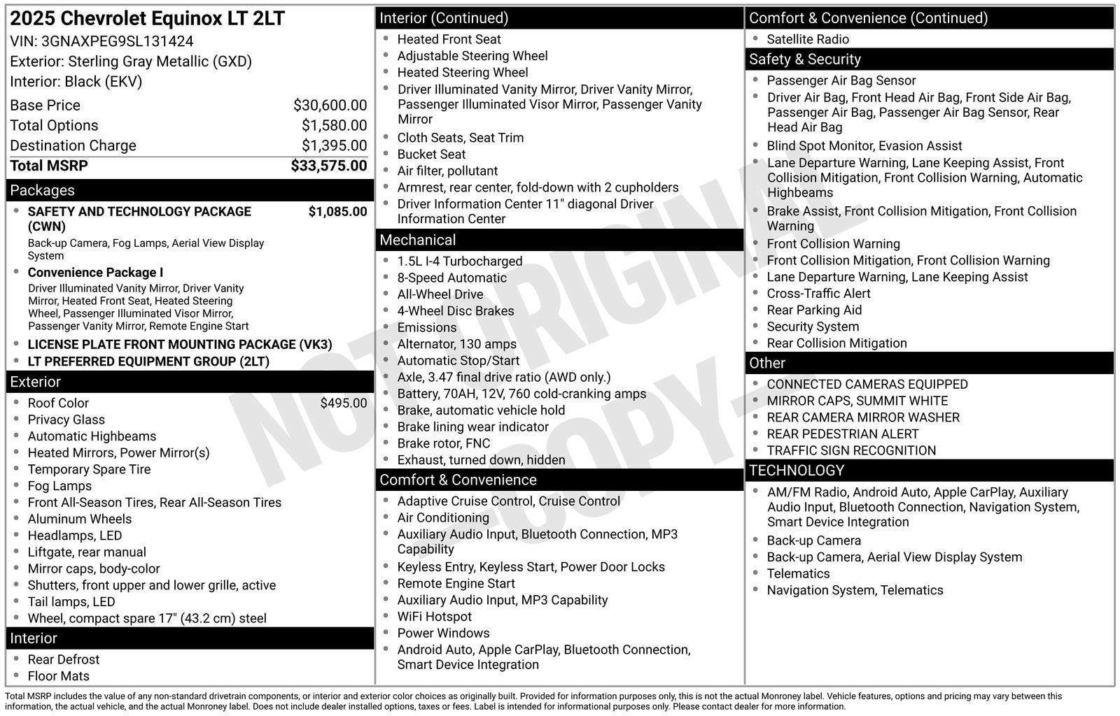 2025 Chevrolet Equinox LT