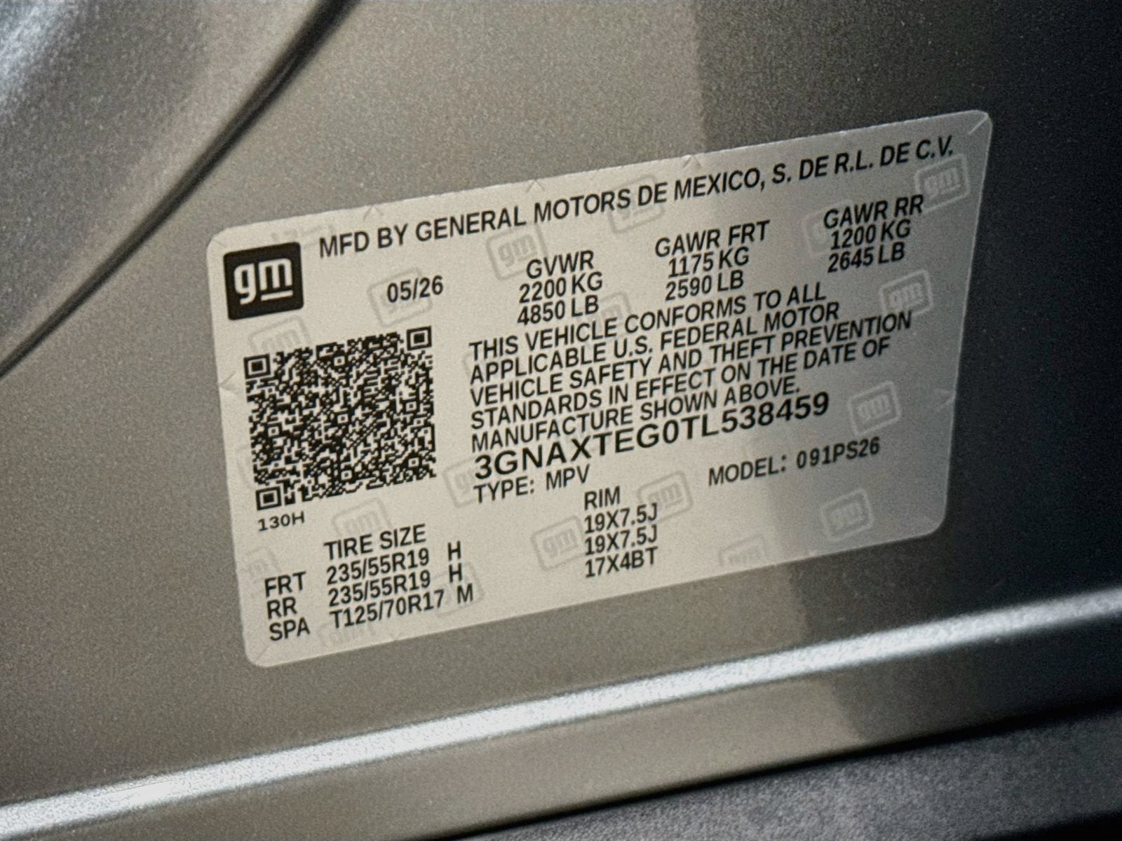 2026 Chevrolet Equinox RS