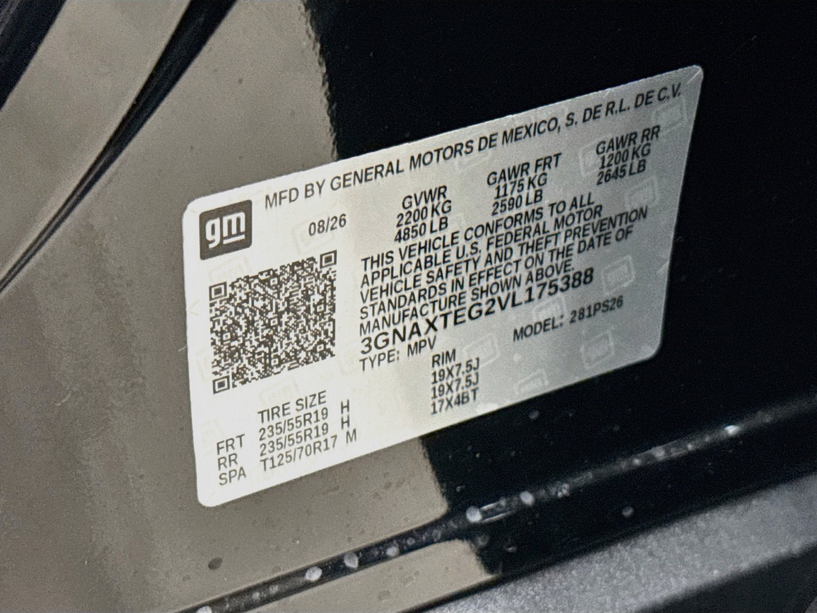 2027 Chevrolet Equinox RS