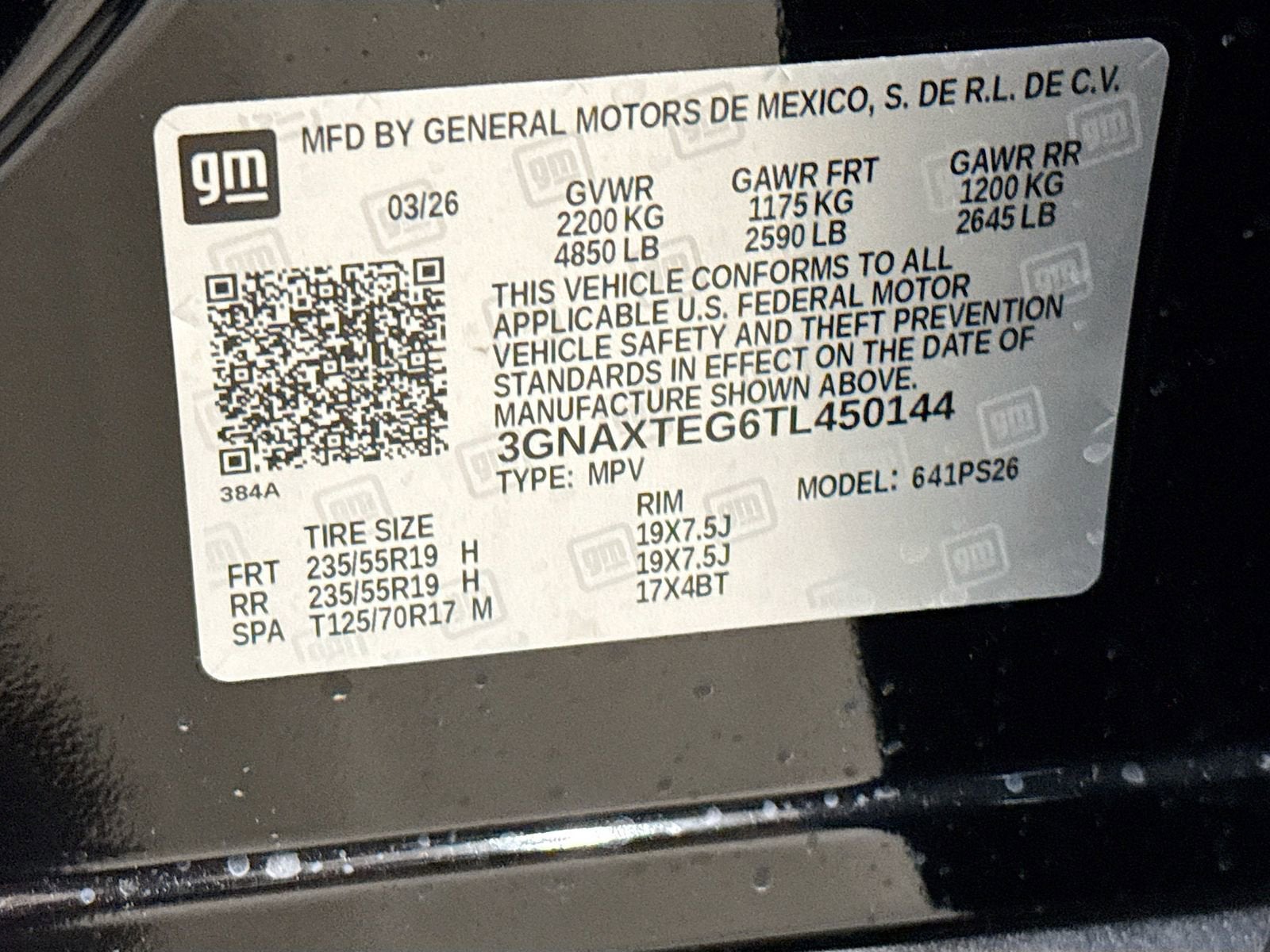 2026 Chevrolet Equinox RS