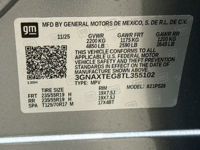 2026 Chevrolet Equinox RS