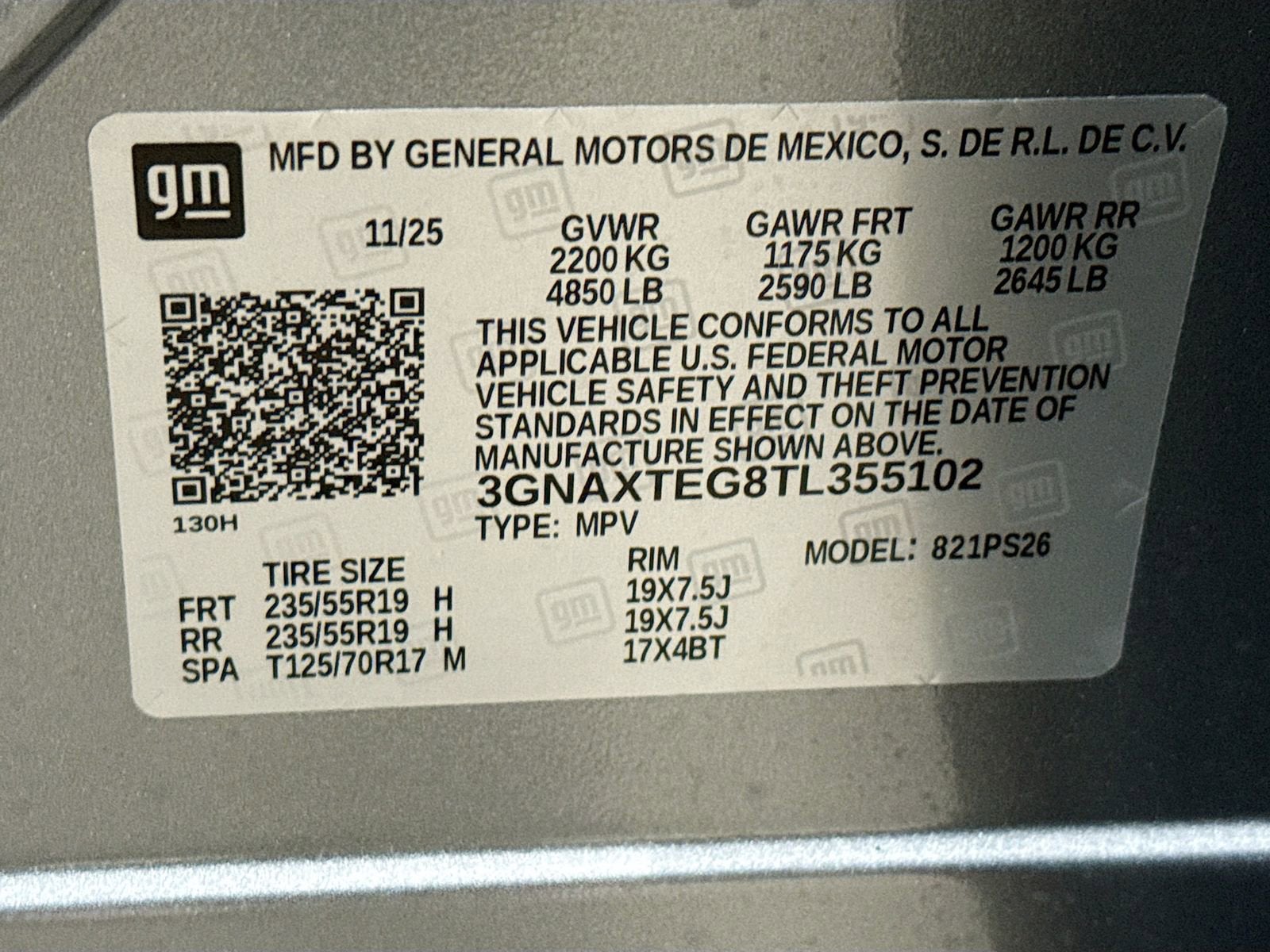 2026 Chevrolet Equinox RS