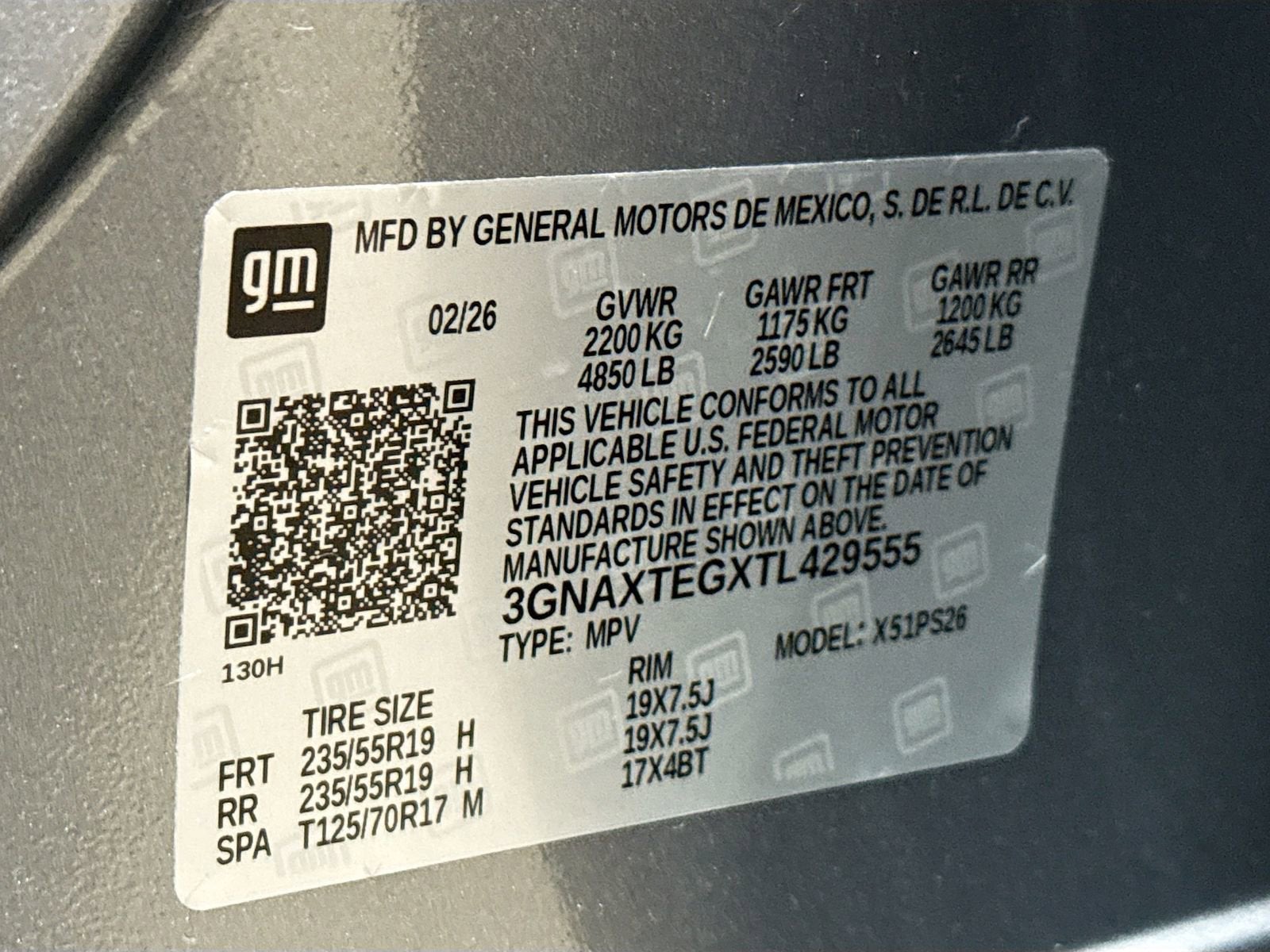 2026 Chevrolet Equinox RS