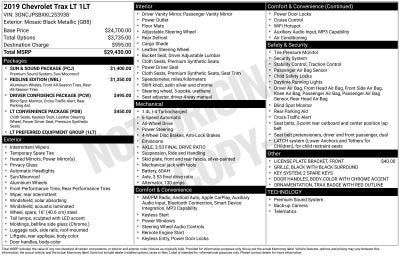 2019 Chevrolet Trax LT