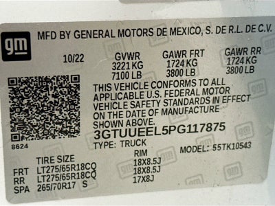 2023 GMC Sierra 1500 AT4