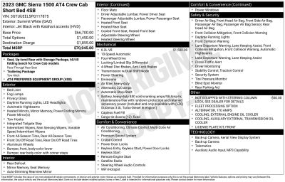 2023 GMC Sierra 1500 AT4